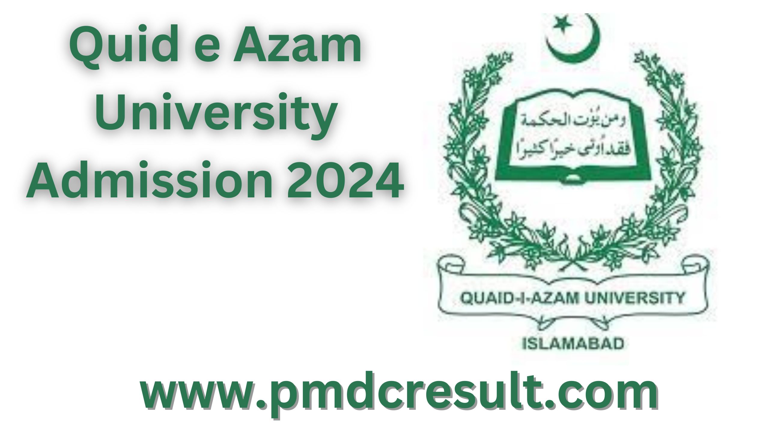 Quaid e Azam University Spring Admission 2024 Apply Online