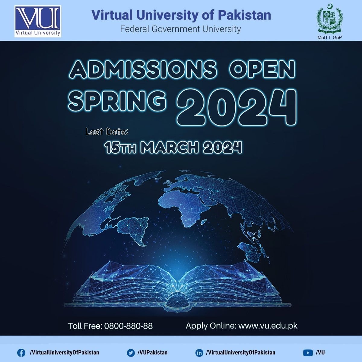 Virtual University Spring Admission