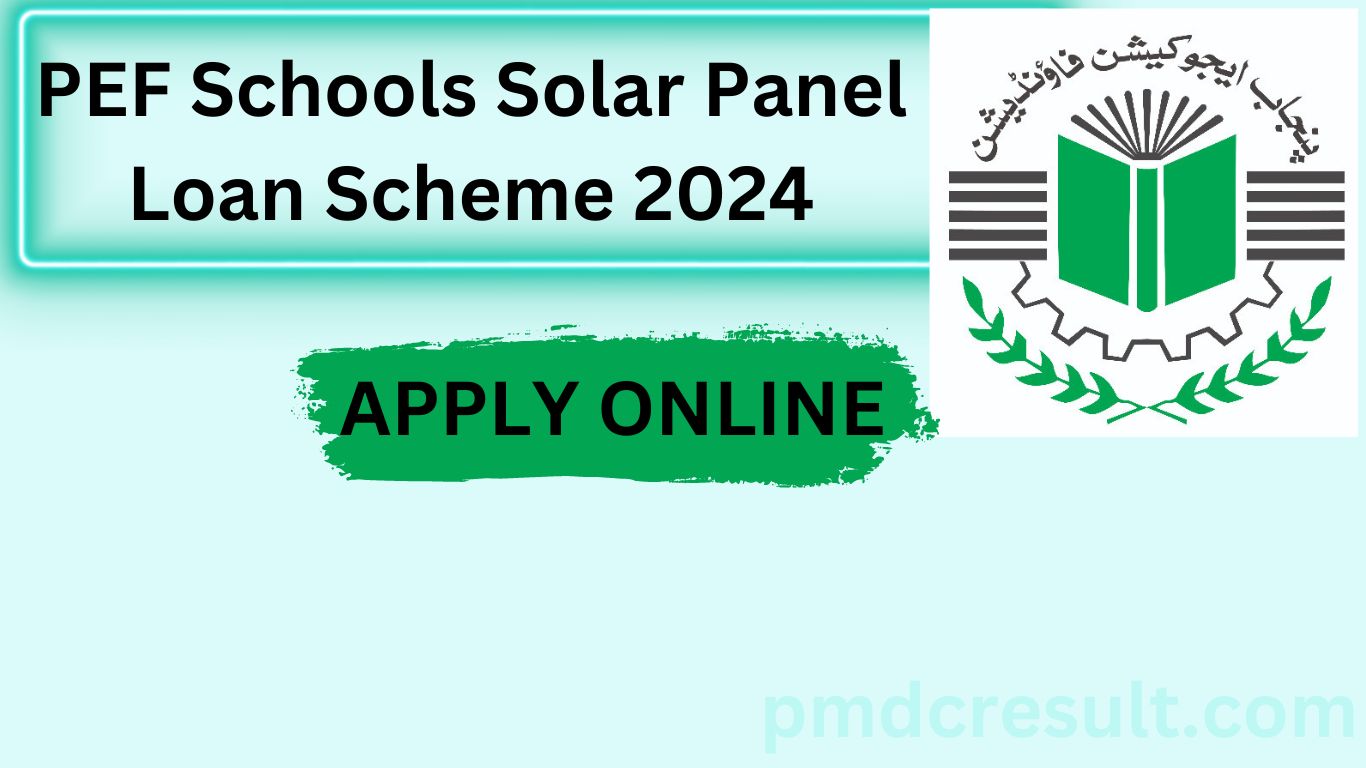 PEF Schools Solar Panel Loan Scheme 2024