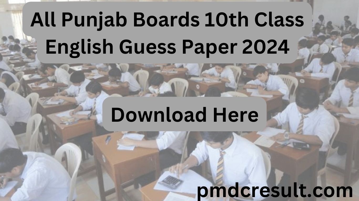 10th Class English Guess Paper